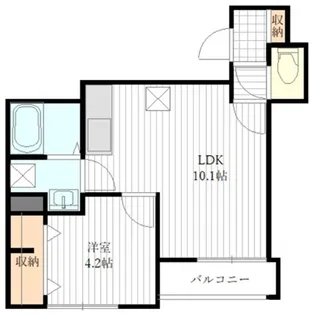 クリザンテーム【3階】の間取り