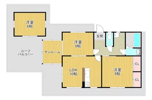 パインリバーII【4階】の間取り