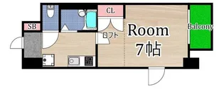 プレステージ桜の宮【9階】の間取り
