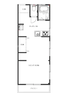 小林アパート【2階】の間取り