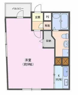 ジャン・プラス・ソック海老江VII【4階】の間取り