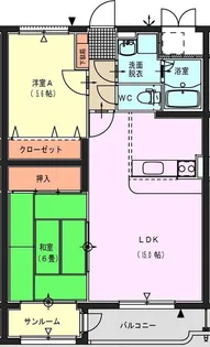 グリーンエンジェル【2階】の間取り