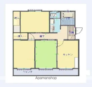 クレシェンテ恒久【3階】の間取り