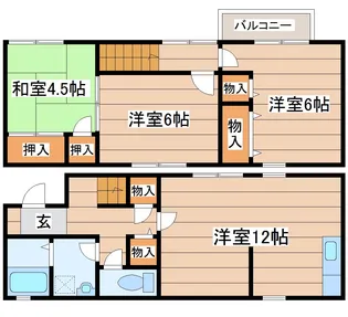 セジュール・ローズの間取り