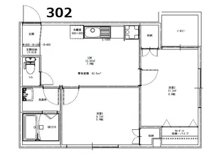 TCRE新大塚【3階】の間取り
