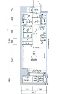 グランフォース横浜関内【2階】の間取り