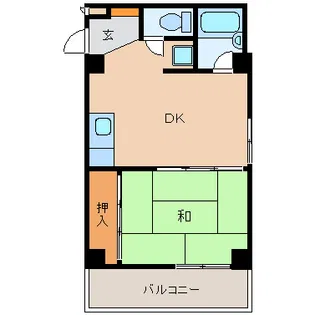 ノースヒルズ北泉田【3階】の間取り