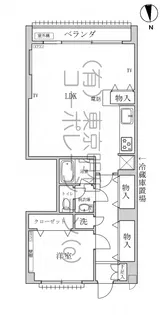 セイワ東陽マンション【4階】の間取り