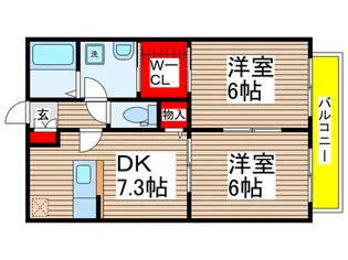 セレ花園【2階】の間取り
