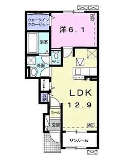 コスモニー I【1階】の間取り