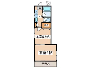 エルマーノ・カーサ・ナガタニ【1階】の間取り