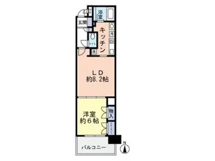 ザ・センタータウンズパラッシオ小田原参番館【4階】の間取り