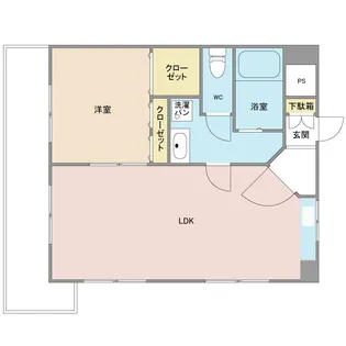 レガーロ大分駅南【2階】の間取り