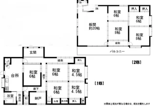 岩手県岩手郡葛巻町江刈第14地割【一戸建】の間取り