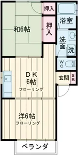 ラポールK【1階】の間取り