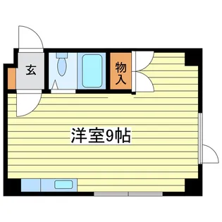 1Rの間取り画像