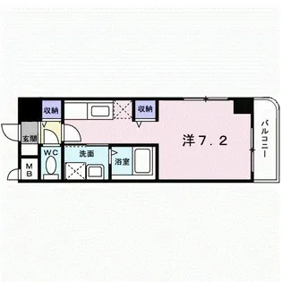 パークサイド砂山【6階】の間取り