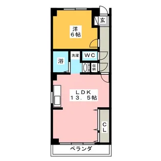 メゾン中川【3階】の間取り