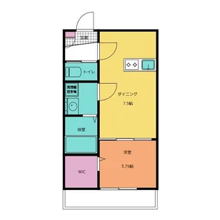 AJ津田沼SouthII【2階】の間取り