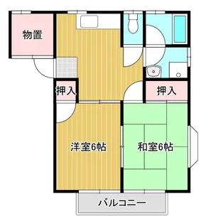 メゾン千葉【2階】の間取り