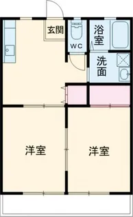 ディアコート松【2階】の間取り