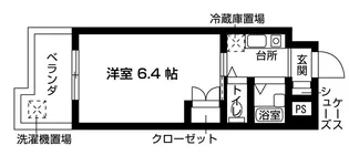 1Kの間取り画像