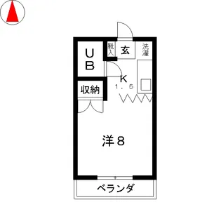 ドミールジュネス【2階】の間取り