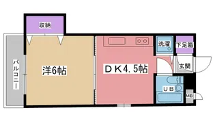 アビテYA【1階】の間取り