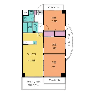 フォルムGP【1階】の間取り