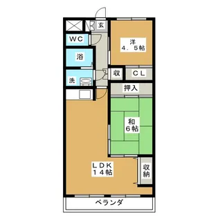 Grand Pa Rise【5階】の間取り