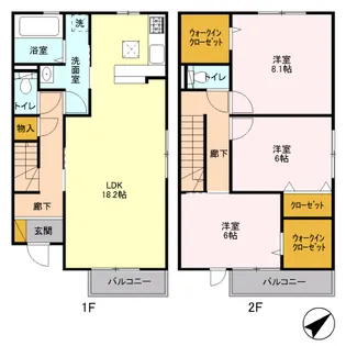 ベルクの間取り
