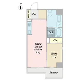 スカール板橋富士見【3階】の間取り