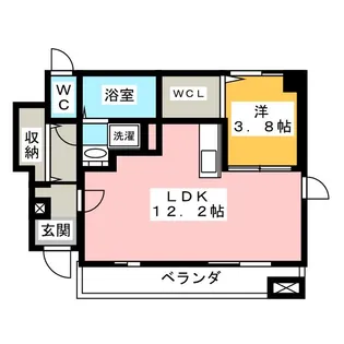 サンレジデンス【1階】の間取り