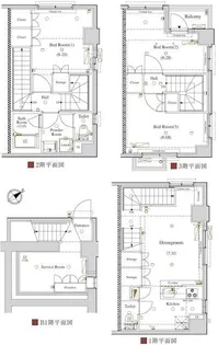 東京都渋谷区本町4【マンション】の間取り