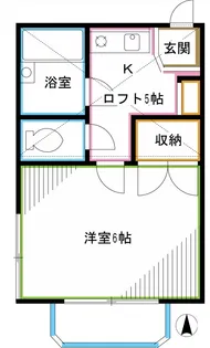 東京都杉並区高円寺南4【アパート】の間取り