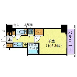 フェニックス西新宿弐番館【5階】の間取り