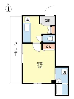 和楽ビル【7階】の間取り