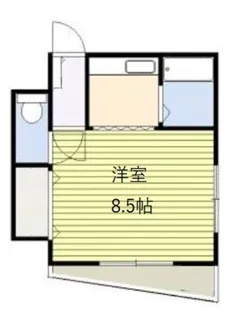 ユテライズ秀和【2階】の間取り