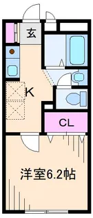 神奈川県横浜市港北区綱島西2【アパート】の間取り