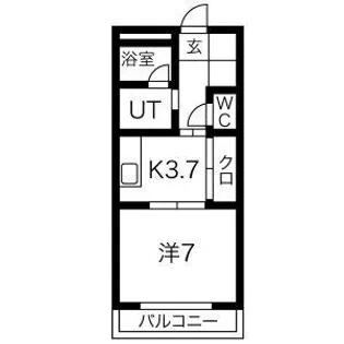 アビタシオンII【4階】の間取り