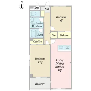 Imperial Court【2階】の間取り