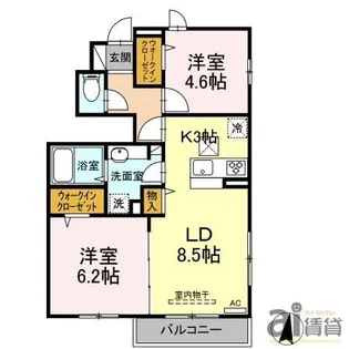 東京都練馬区大泉学園町5【アパート】の間取り