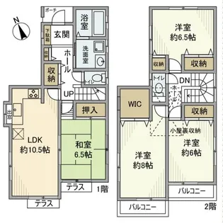東京都昭島市宮沢町2【一戸建】の間取り
