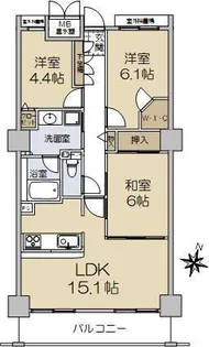 KiLaLa住吉【15階】の間取り