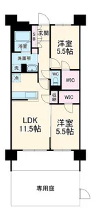 RJRプレシア川口【1階】の間取り