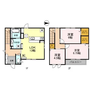 奈良県奈良市大森西町【一戸建】の間取り