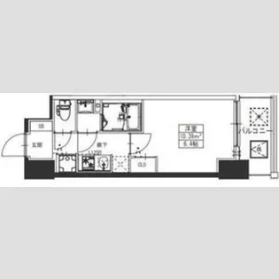 S-RESIDENCE堺湊駅前azure【13階】の間取り