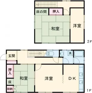 埼玉県行田市忍2【一戸建】の間取り