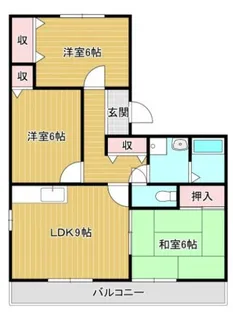 ドミールパーク江崎【2階】の間取り