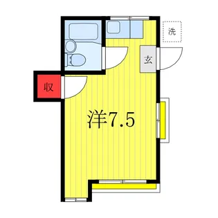 稲葉ハイツ【2階】の間取り